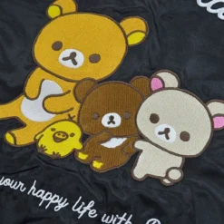 Sukajan Jacket - Rilakkuma Black/Silver