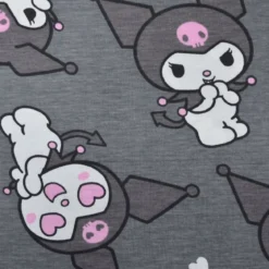 T-Shirt - Kuromi Allover Charcoal/White