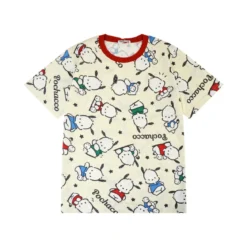 T-Shirt - Pochacco Allover Off-White/Red