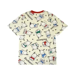 T-Shirt - Pochacco Allover Off-White/Red