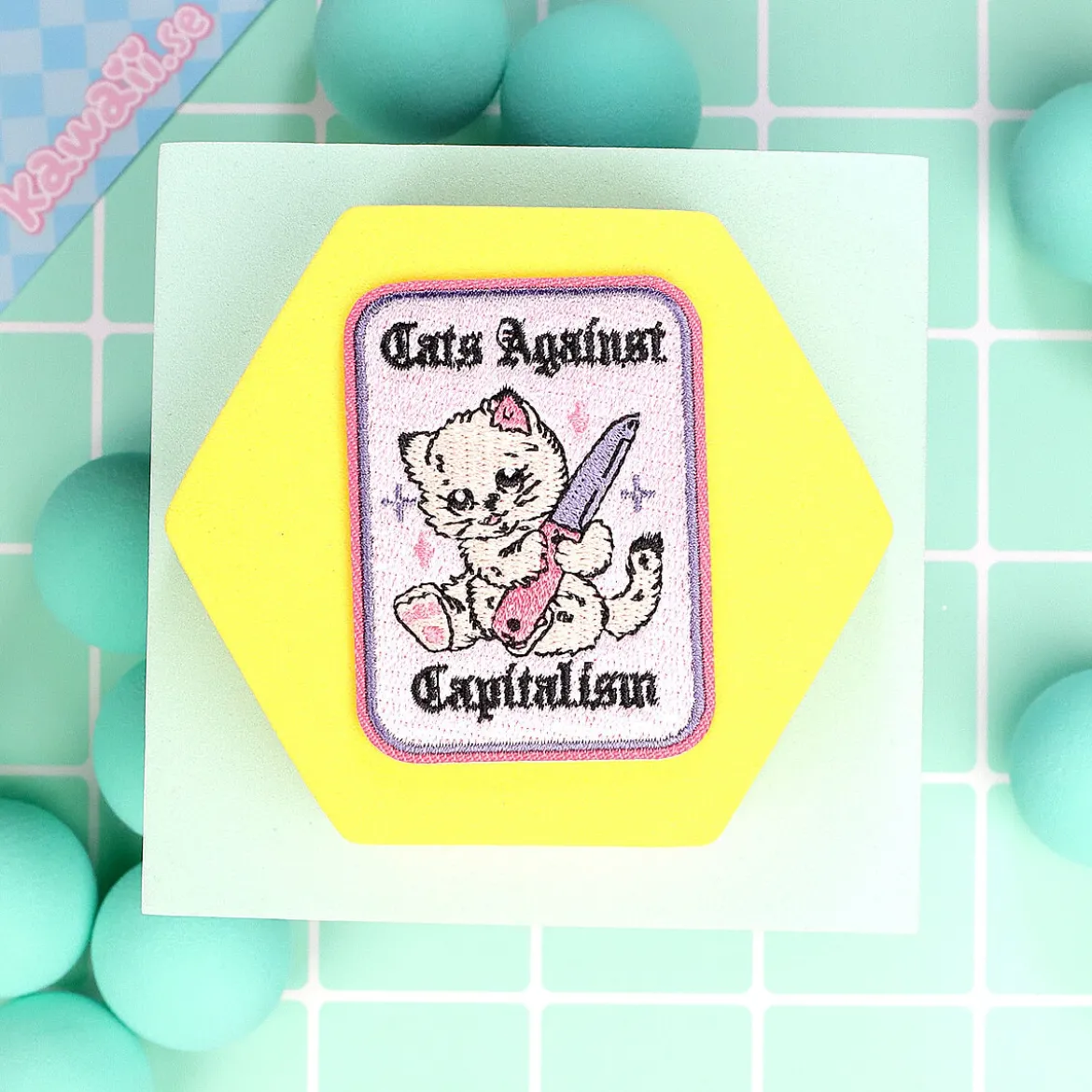 Tygmärke - Cats against capitalism