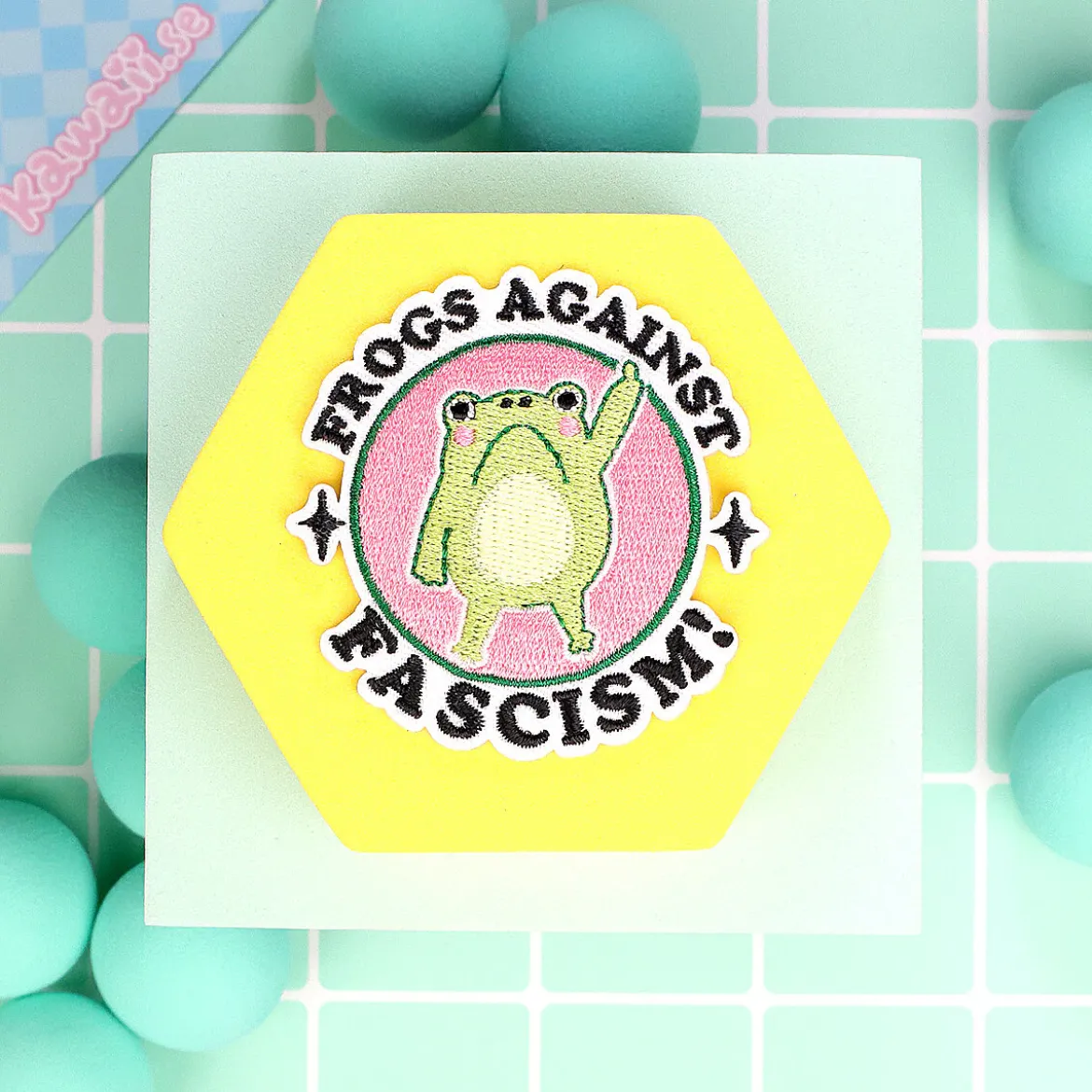 Tygmärke - Frogs agains fascism