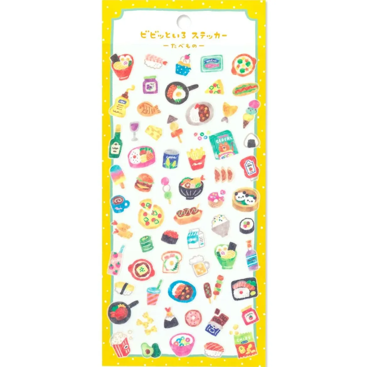 Vivid Color Stickers - Food