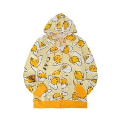 Zip Hoodie - Gudetama Allover Yellow/Orange